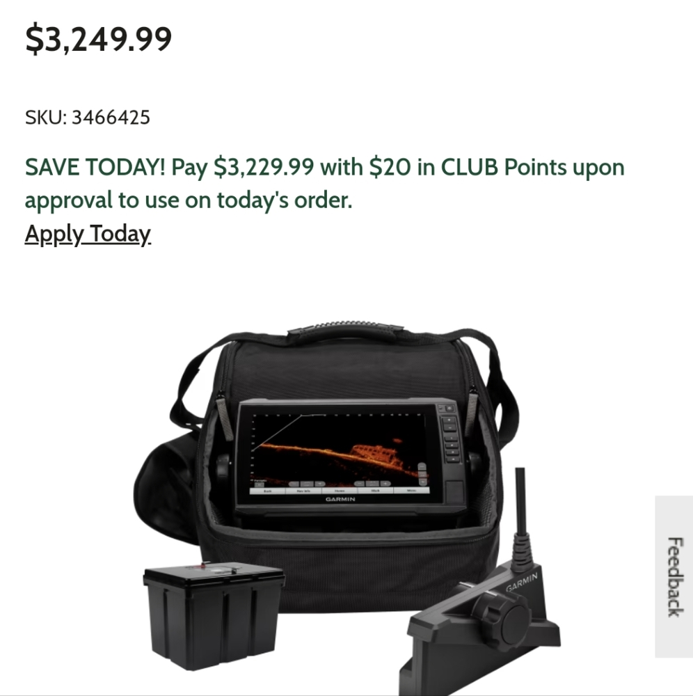 COPY - COPY - Garmin LiveScope Plus Ice-Fishing Bundle LI BRAND NEW IN BOX